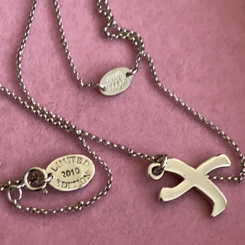 ⚡️4/$20 EUC Juicy Couture Limited Ed Silver-tone necklace